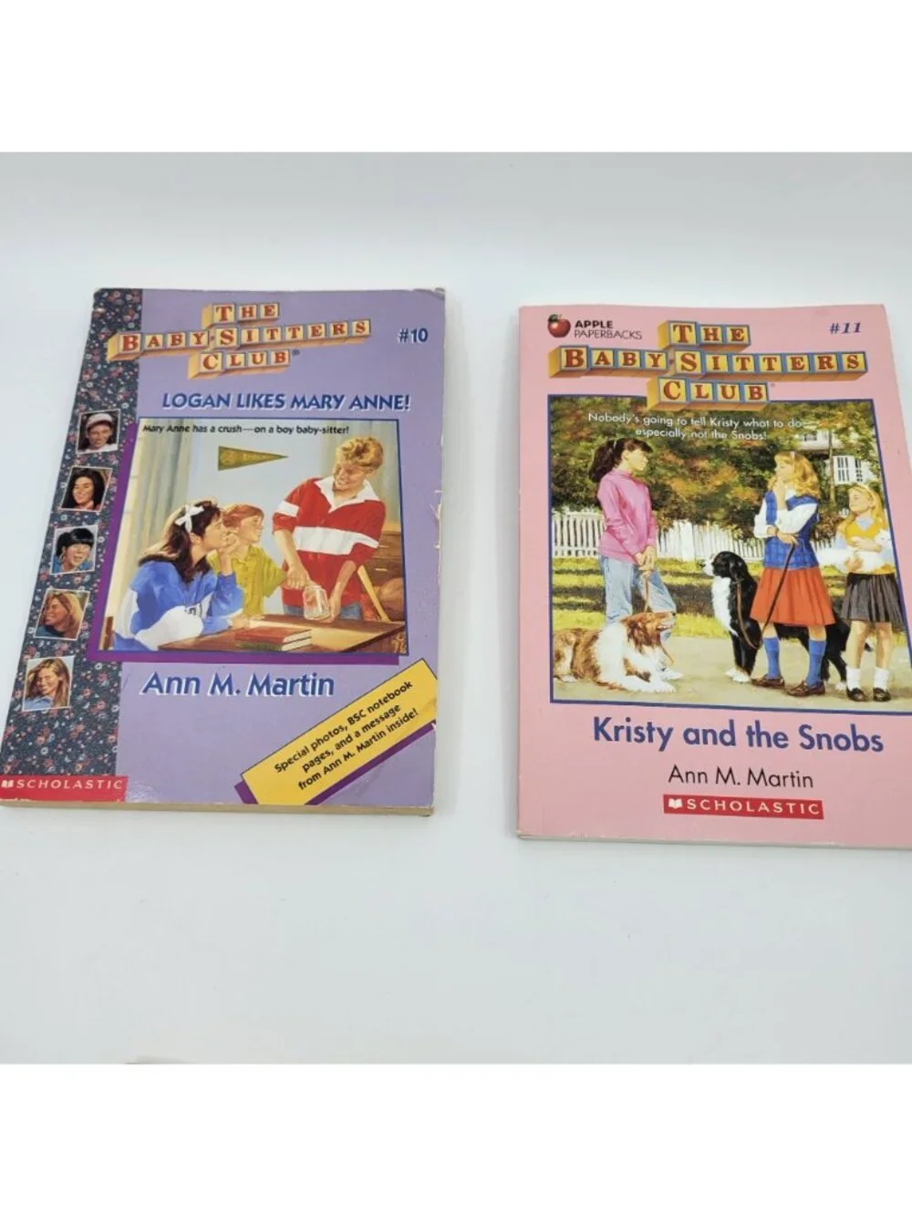 The Baby-Sitters Club Lot of 11 Chapter Books by Ann M. Martin